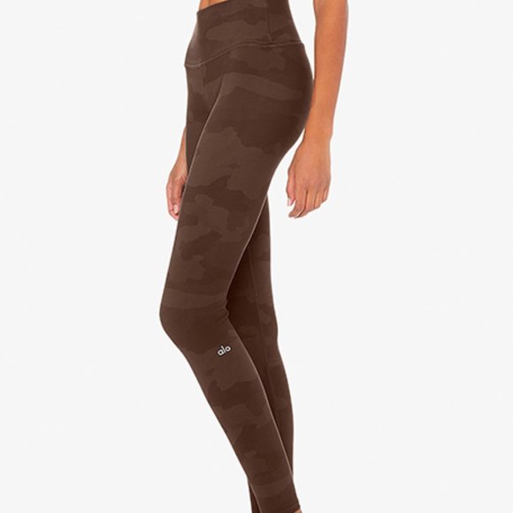 ALO Yoga Pants - Alo Yoga High Waist Vapor Legging Coco Camouflage